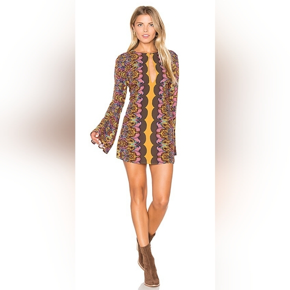 Free People Multicolor Mini Dress - Picture 1 of 16